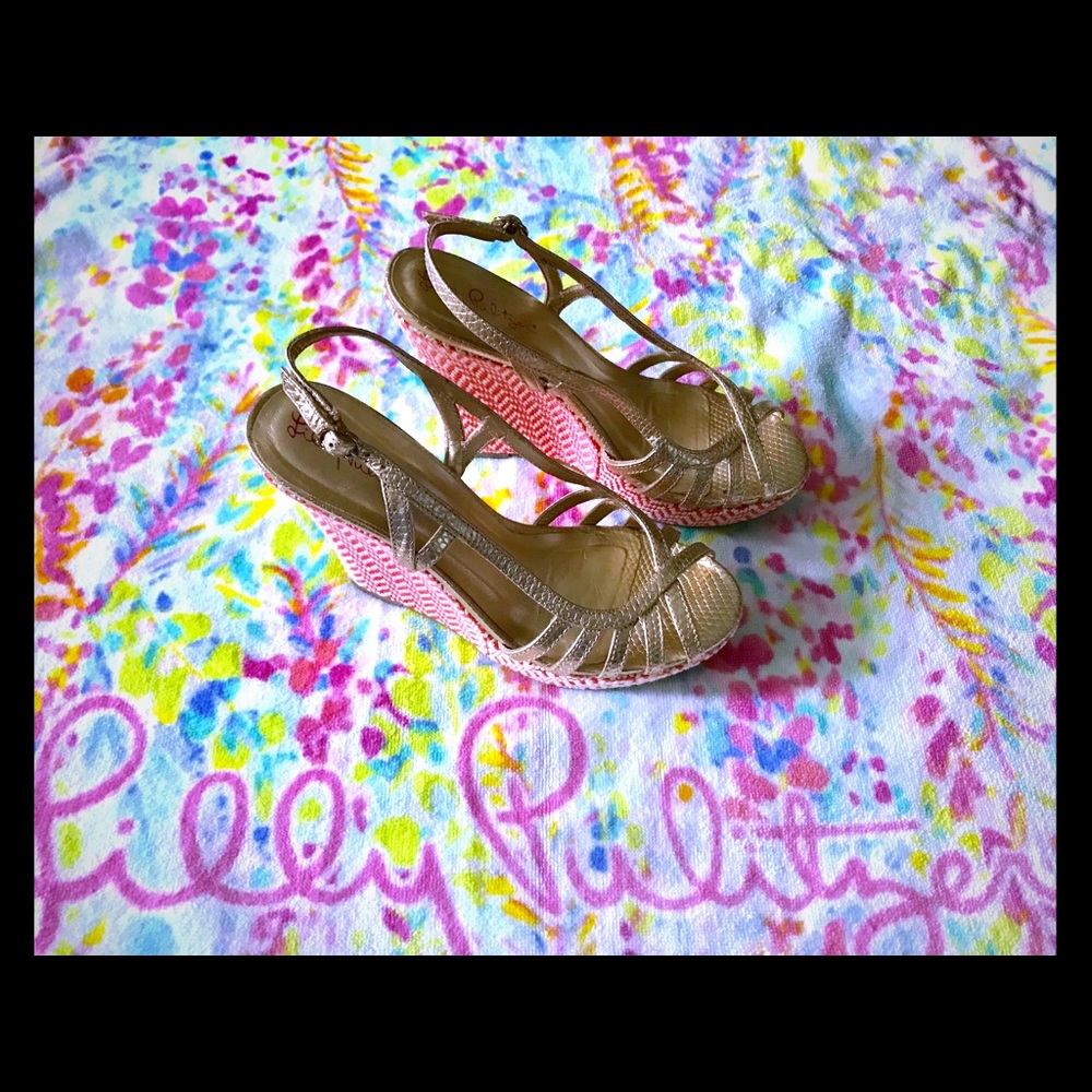 Lilly Pulitzer 4” wedge